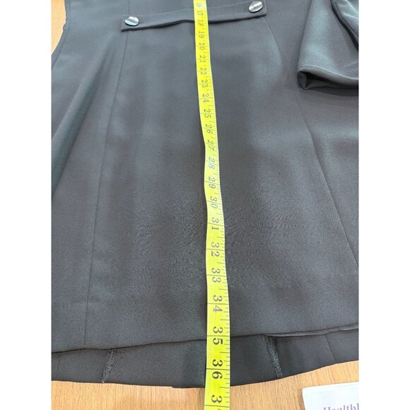 Vintage 90s Ann Taylor Loft Long Sleeve Black Dress, size 12 - Picture 15 of 15